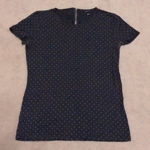 Ann Taylor Polka Dot Tee